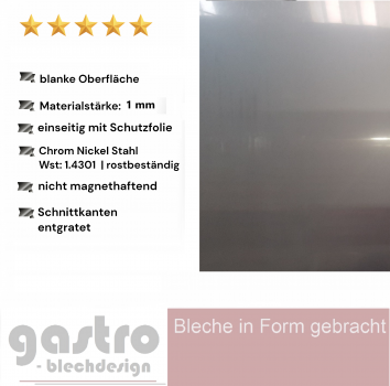 Edelstahl Blech 1mm